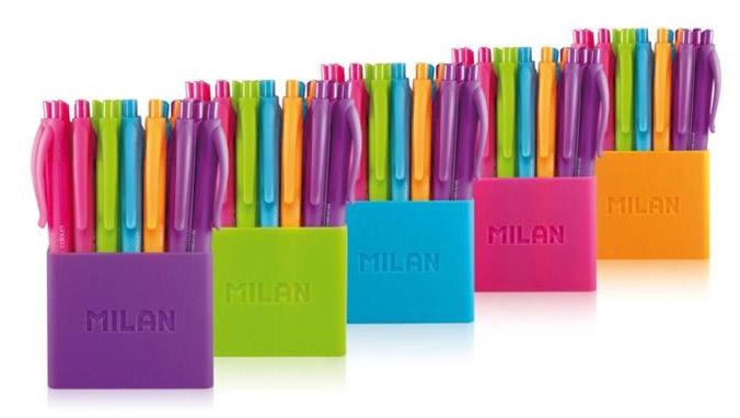 Milan Boligrafo P1 Touch Colours Surtidos Bote 24 Ud