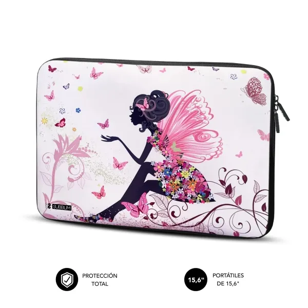 Subblim Funda Trendy De Neopreno Portátil De 15.6"- Resistencia A Golpes Y Caidas - Colores Varios