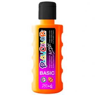 Playcolor Pintura Acrylic Basic Botella 250Ml Naranja