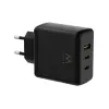Ewent Cargador Gan Fast 65W con 2 USB-C PD y 1 USB-A QC