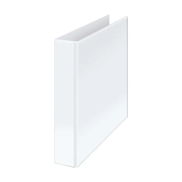 Dohe Carpeta Canguro Basic A4 - 4 Anillas Mixtas 40Mm - Bolsa En Lomo Y Portada - Carton Forrado - Color Blanco