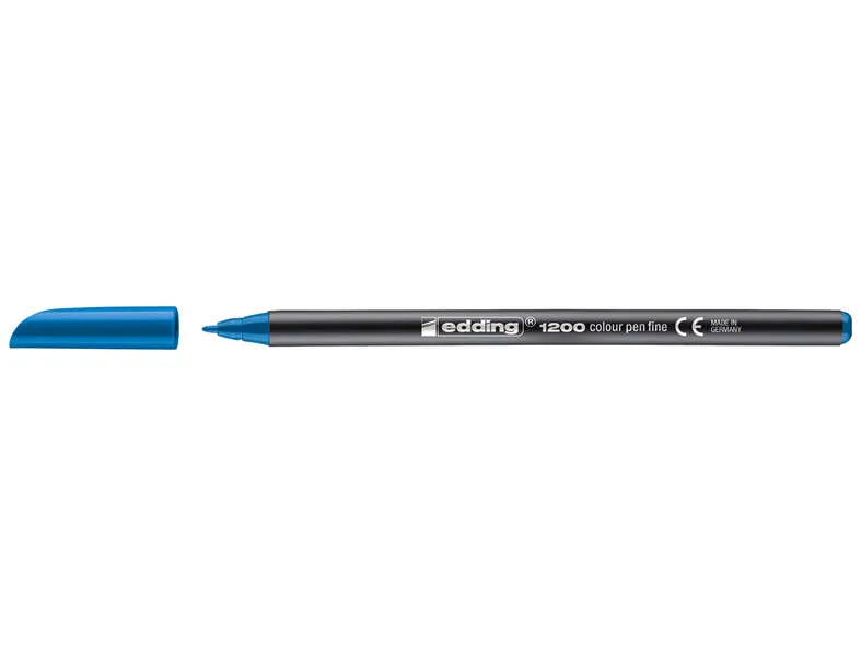 Edding Rotulador 1200 Punta Fina Azul Claro