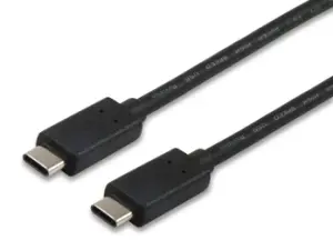 EQUIP Cable USB-C a USB-C 1M para Carga 3A y Transferencia de Datos 480Mb/s