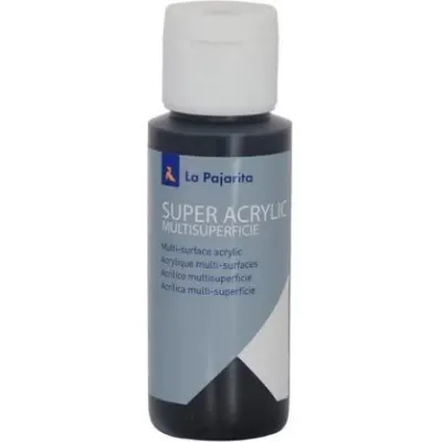 La Pajarita Pintura Super Acrylic A-45 60Ml Negro