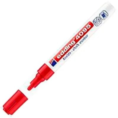 Edding Marcador De Tiza Líquida 4095 Borrable Rojo