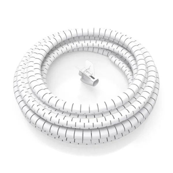 AISENS Organizador de Cables Universal Pasacables Blanco 1 Pieza
