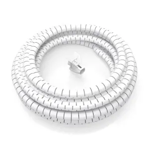 AISENS Organizador de Cables Universal Pasacables Blanco 1 Pieza
