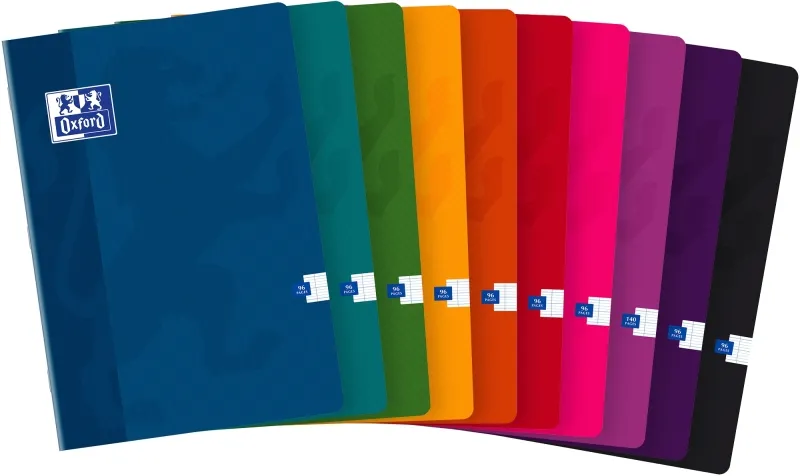 Oxford Libreta Grapada Tapa Blanda Classic A4 Seyes Con Margen - Papel De Alta Calidad - Cuadriculado Seyes - Tamaño A4 - Ideal Para Estudiantes