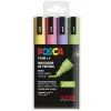 POSCA Marcador PC-5M/4C No Permanente 1.8mm-2.5mm Colores Surtidos Brillantes - Estuche 4 Unidades