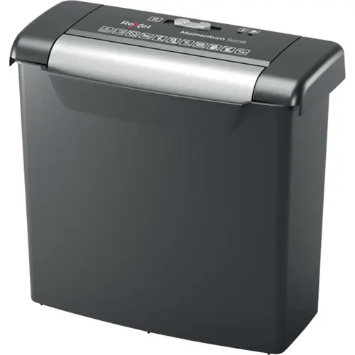 Rexel Destructora Manual Momentun S206 Corte A Tiras 6mm Hasta 6H Negro