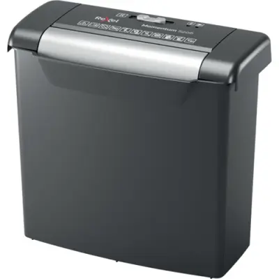 Rexel Destructora Manual Momentun S206 Corte A Tiras 6mm Hasta 6H Negro