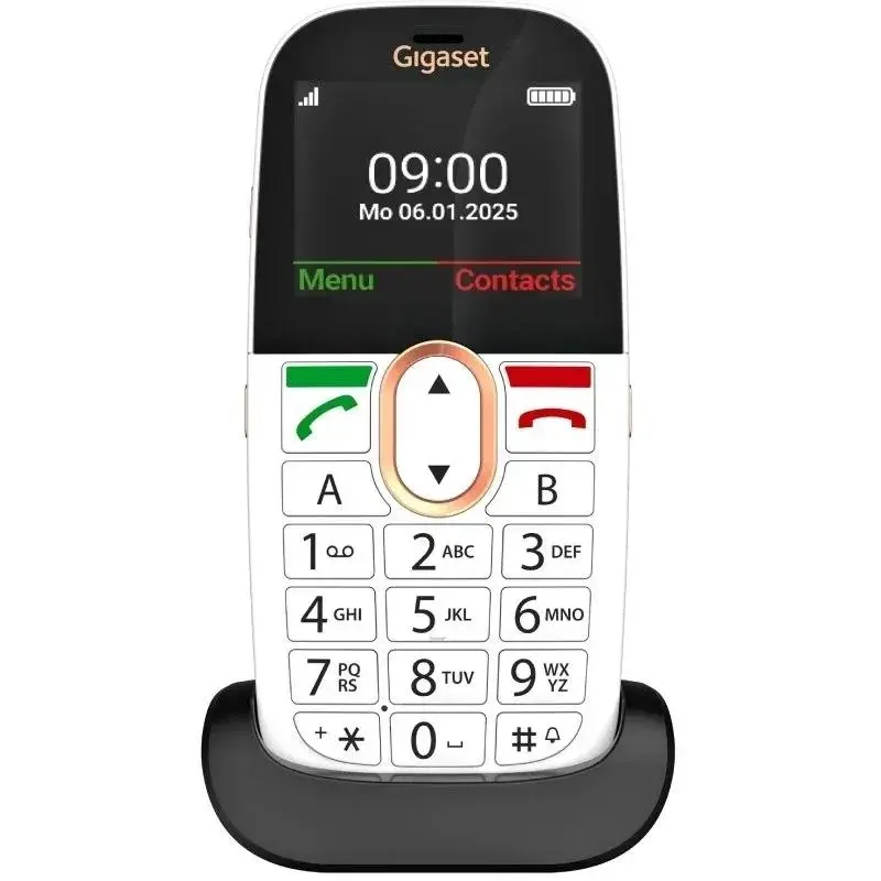 Gigaset GL695 Móvil Senior 4G 2.31" Blanco con Base