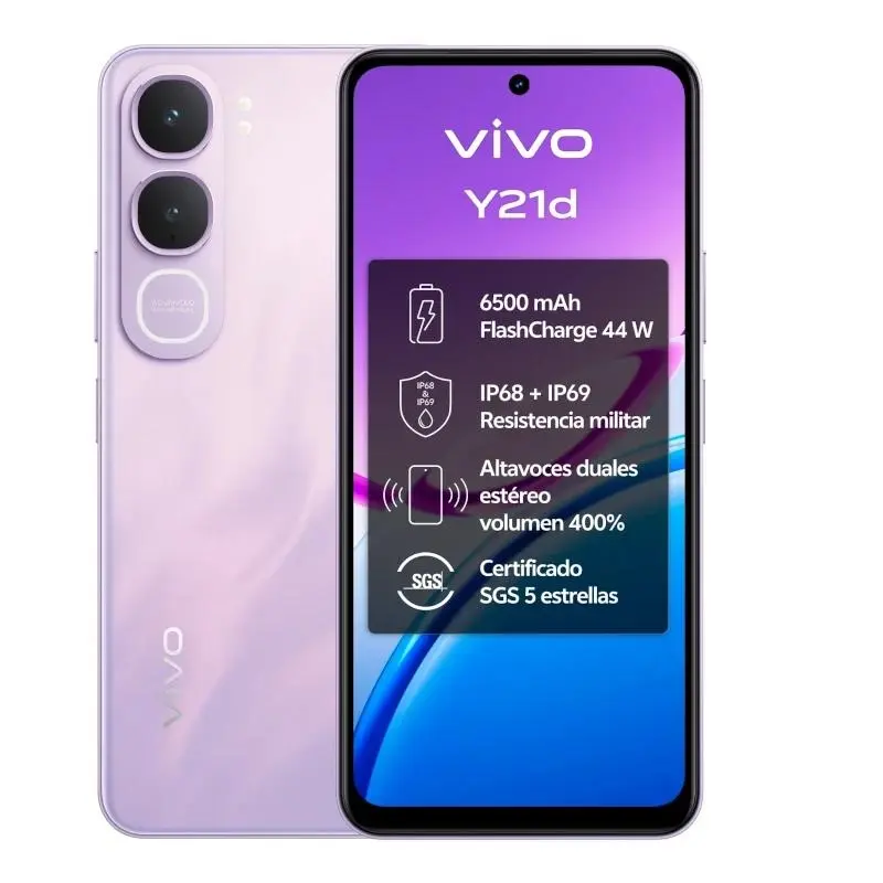VIVO Y21d 4GB (+4) 128GB 6.68" IP69 Lavanda Purple