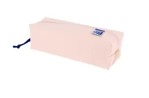 Oxford Estuche Cuadrado Grande Acolchado Rosa con Goma Elástica para Cuaderno
