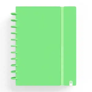 Carchivo Cuaderno Ingeniox Foam Espiral A4 80H 100gr Cuadrícula 5x5 Verde Pastel