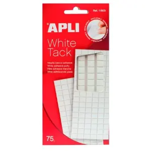 Apli Masilla Blanca Precortada 75g - Moldeable y Removible