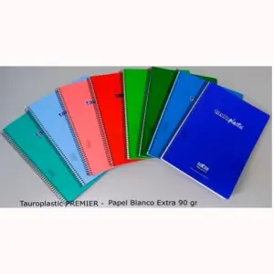 Zorrilla Cuaderno Espiral Tauroplastic 80H Folio 90gr 5x5 Colores Surtidos