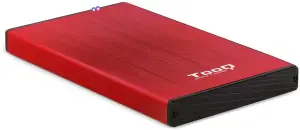 TooQ TQE-2527R Caja Externa 2.5" USB 3.0 para HDD SATA hasta 9.5mm Roja