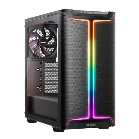BeQuiet Pure Base 501 DX Black - Caja de PC ATX con Ventilación Optimizada