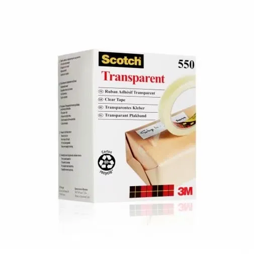 Scotch Cinta Adhesiva 19mm x 66m Pack de 8
