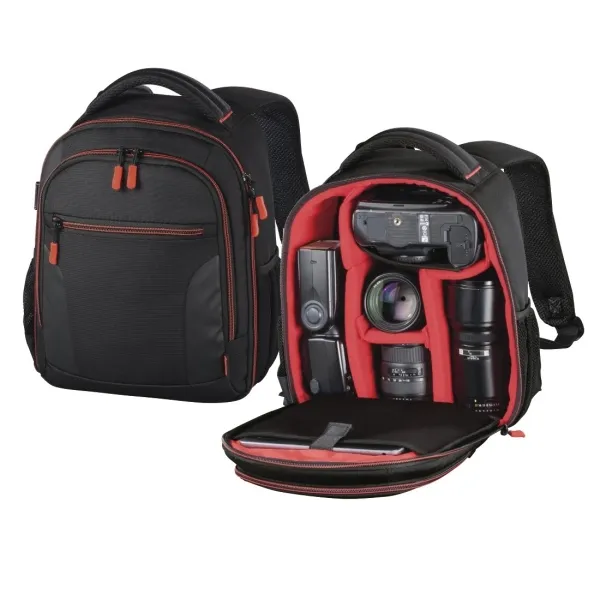 Hama Miami Mochila Para Cámara 5L, Poliéster, Compartimentos Para Objetivos, Negro