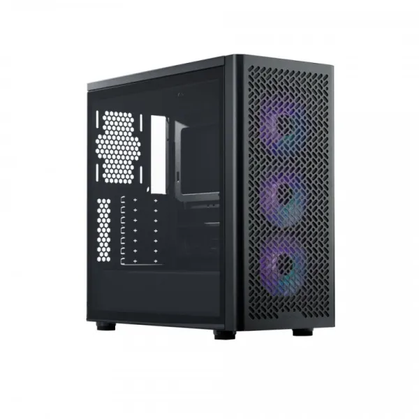 Cooler Master Elite 502 Caja Torre E-Atx - 3 Ventiladores 120Mm Rgb - Ventana Lateral - Gestion De Cables - Audio - 1Xusb-A - 1Xusb-C - 474X230X481Mm - Color Negro