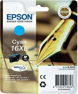 Epson Tinta Cian Durabrite Ultra Ink - Nº16Xl