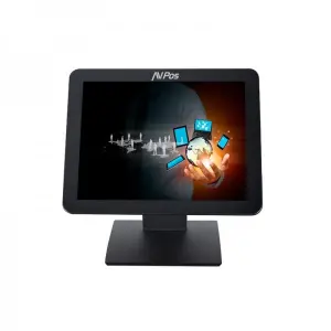 AVPos Monitor Táctil de 17 Pulgadas True Flat Capacitivo 10 Puntos 1280x1024 400CD/M2 VGA Negro