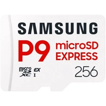 Samsung P9 Tarjeta Micro Sdxc Express 256Gb Uhs-I V30 A1 800Mbs