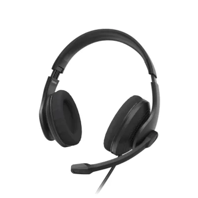 HAMA HS-USB300 V2 Auriculares Estéreo USB 2m Negro