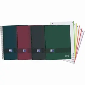 Oxford Cuaderno Write & Erase A5+ 120H 5x5 Microperforado Tapa Extradura