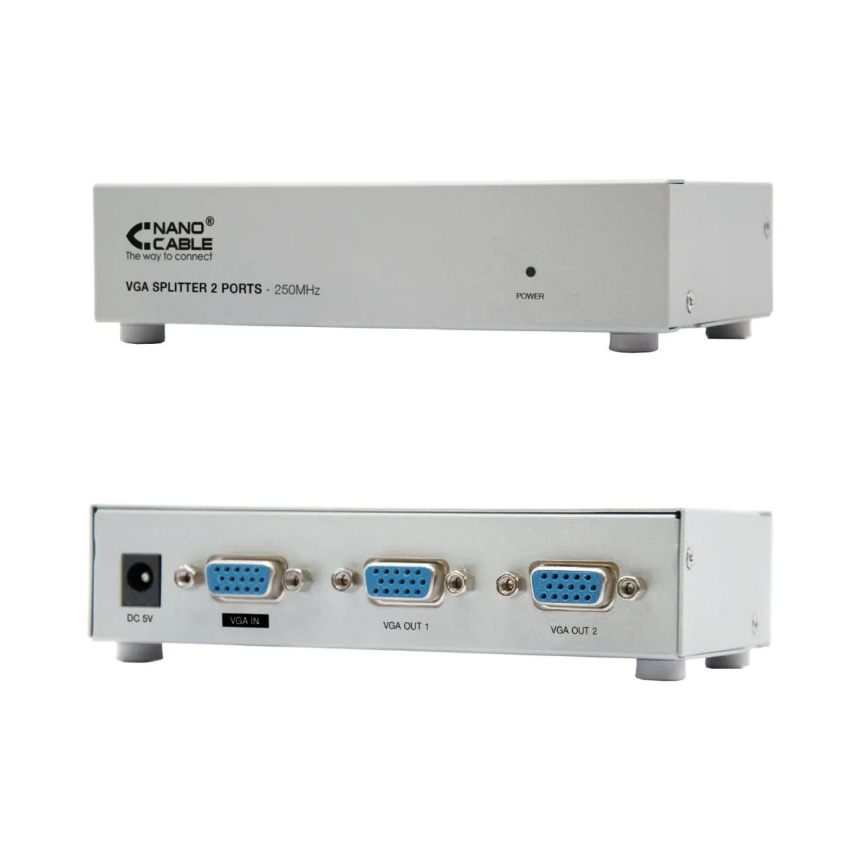 Nanocable Multiplexor VGA para 2 monitores