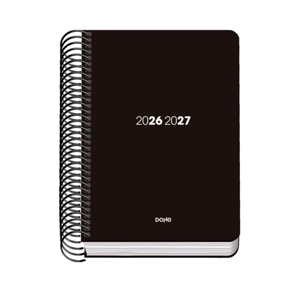 Dohe Agenda Escolar 26/27 A6 Día Página Papel Offset 70g Cubierta Cartón Negro