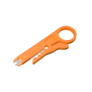 WP Insertadora Tipo 110 con Pelacables - Color Naranja