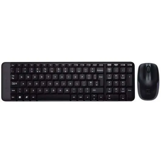 Logitech Mk220 Pack Inalambrico Teclado K220 + Raton M150 3 Botones - Uso Ambidiestro - Portugues