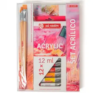 Talens Art Creation Set Acrílico 12 Tubos 12ml Colores Surtidos