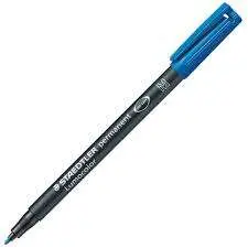 Staedtler Lumocolor 317 Rotulador Permanente Azul Punta Media Redonda 1mm