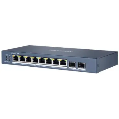 Hikvision DS-3E1510P-EI/M Switch 8xGb PoE 2xGb