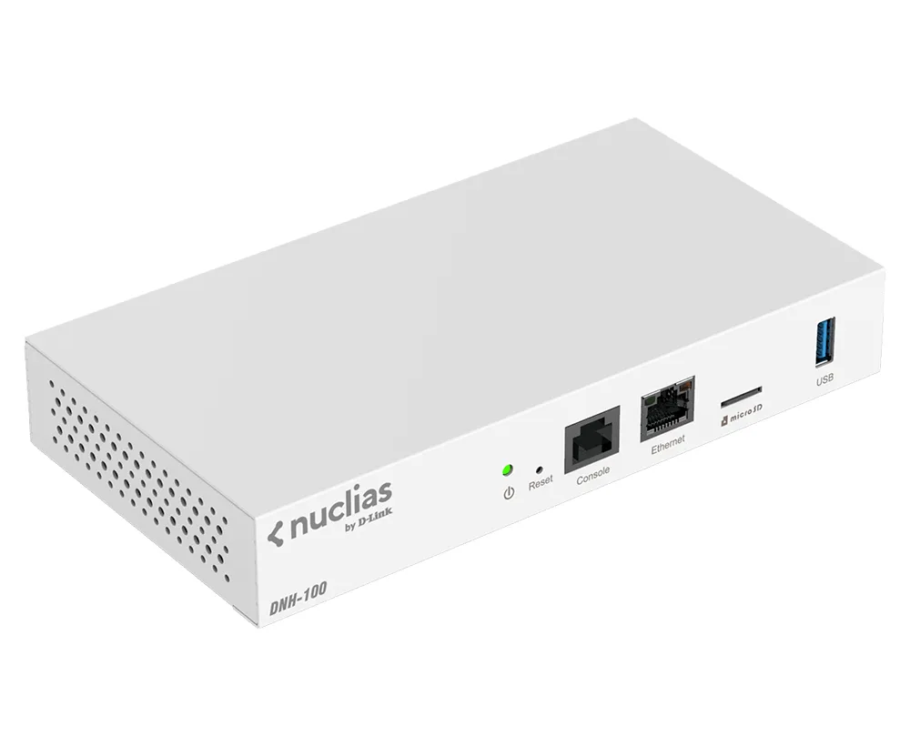 CONTROLADORA D-LINK DNH-100 GESTIONA HASTA 100APs 1P GIGA 1xUSB3.0 1xMICROSD NUCLIAS CONNECT