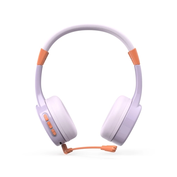 Hama Teens Guard Ii Auriculares Con Microfono Omnidireccional - Bluetooth - Rango 10M - Diadema Ajustable - Asistente De Voz - Carga Por Usb-C - Color Violeta