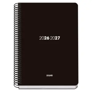 Dohe Agenda Escolar 26/27 A5 Semana Vista Papel Offset 70g Cubierta Cartón Negro
