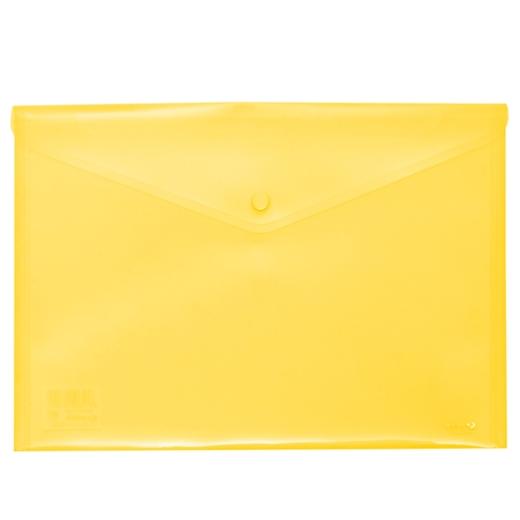 Grafoplás Sobre Broche Ecoplás Folio Polipropileno Translúcido Amarillo