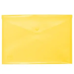 Grafoplás Folio Polipropileno Translúcido Amarillo Sobre Broche