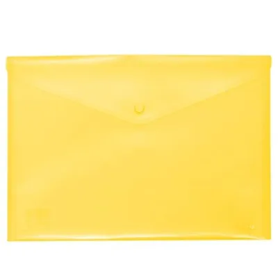 Grafoplás Folio Polipropileno Translúcido Amarillo Sobre Broche