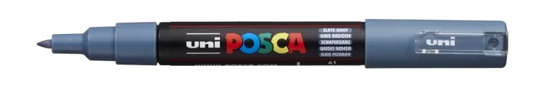 Posca Marcador PC-1M No Permanente Punta Fina 0.7-1mm Gris Pizarra