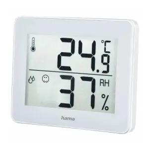 Hama Medidor de Temperatura y Humedad Interior con Pantalla Digital y Memoria de Datos