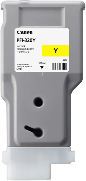 Canon PFI320 Amarillo Cartucho de Tinta Original - 2893C001