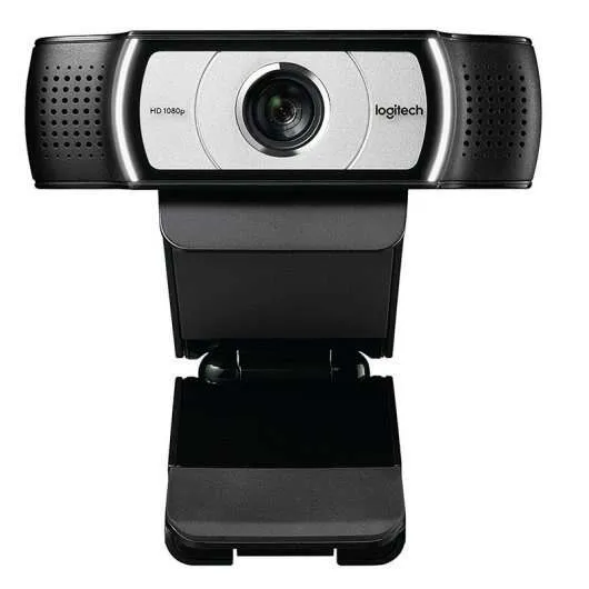 Logitech C930E Webcam Hd 1080P - Usb 2.0 - Microfonos Integrados - Enfoque Automatico - Angulo De Vision 90º - Color Negro/Plata