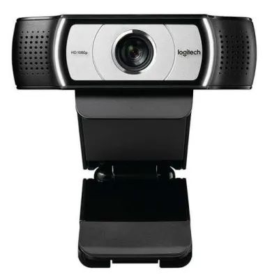 Logitech C930e Webcam HD 1080p USB 2.0 con Micrófonos Integrados y Enfoque Automático