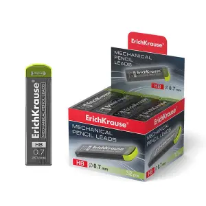 ErichKrause Megapolis Concept Pack de 20 Minas HB 0.7mm - Color Negro